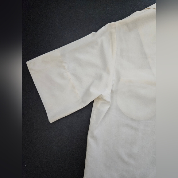 Vintage - Silk "Emily Just Emily" Off White Blouse - Size 10 - Picture 10 of 10